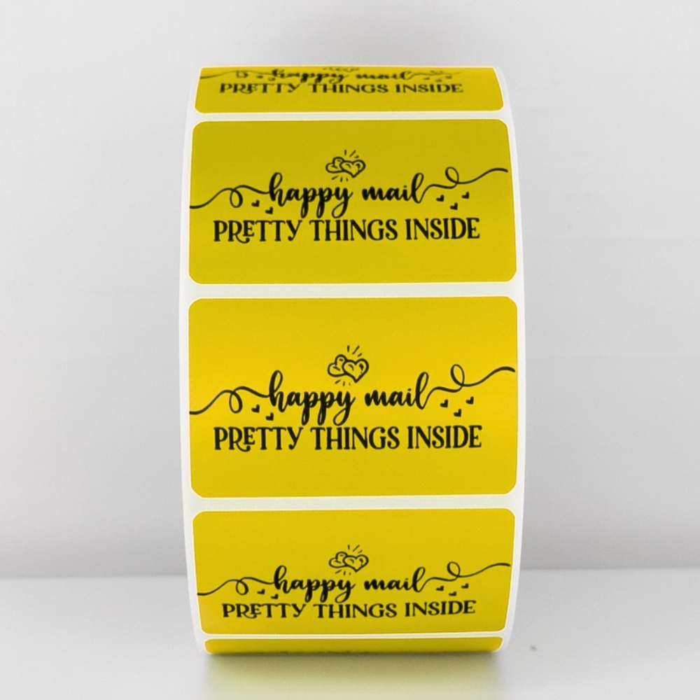 Happy Mail Stickers | Pretty Things Inside Labels | Cute Packaging stickers - Picture 10 of 11